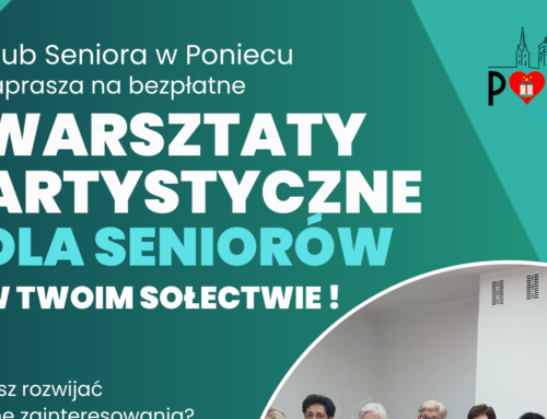 Warsztaty artystyczne dla seniorów!