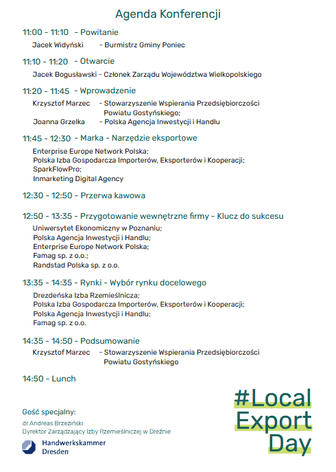 Agenda – LocalExportDay