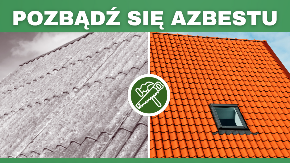 Wymień dach z azbestu z pomocą korzystnego kredytu